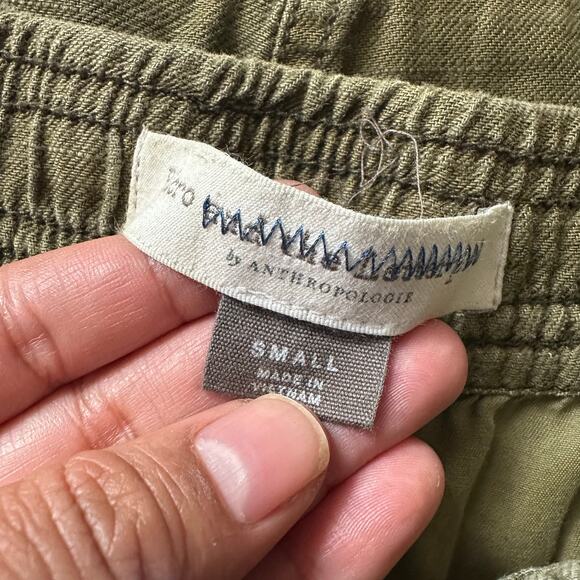 Anthropologie Pilcro‎ Lea Utility Mini Skirt Military Olive Green Size Small - Picture 7 of 12